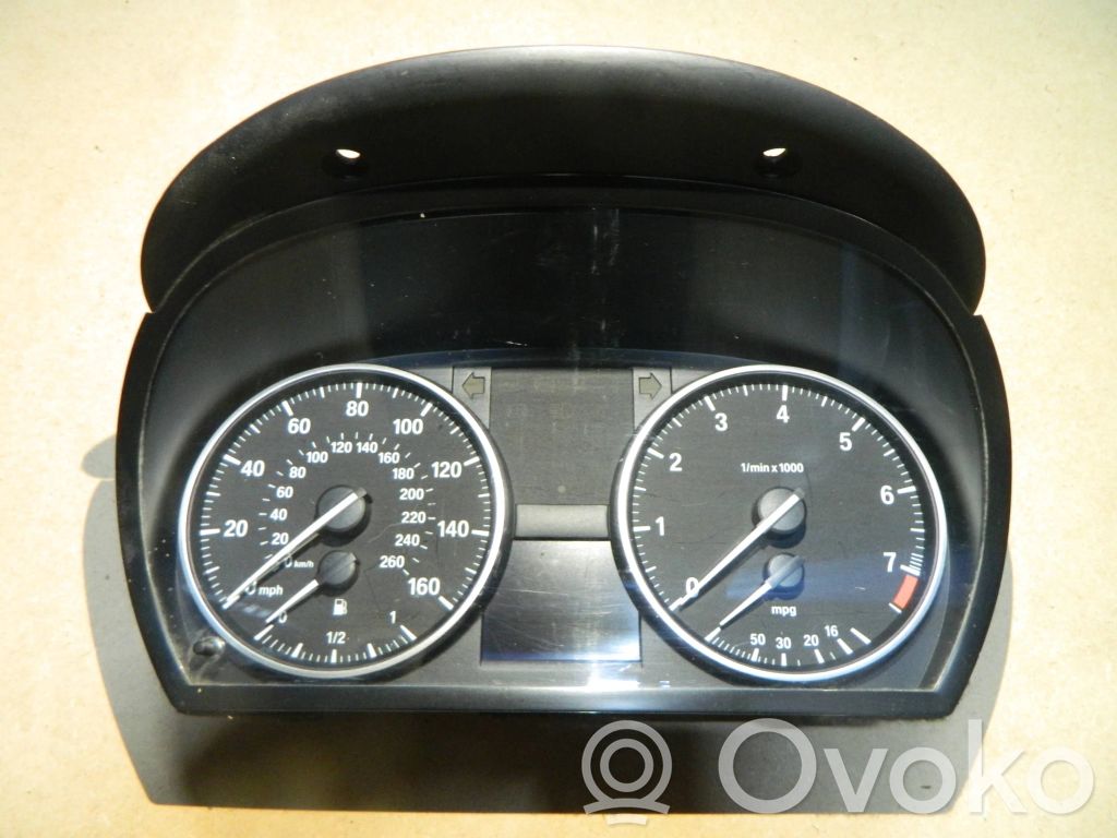 BMW 3 E90 E91 Speedometer (instrument cluster) 