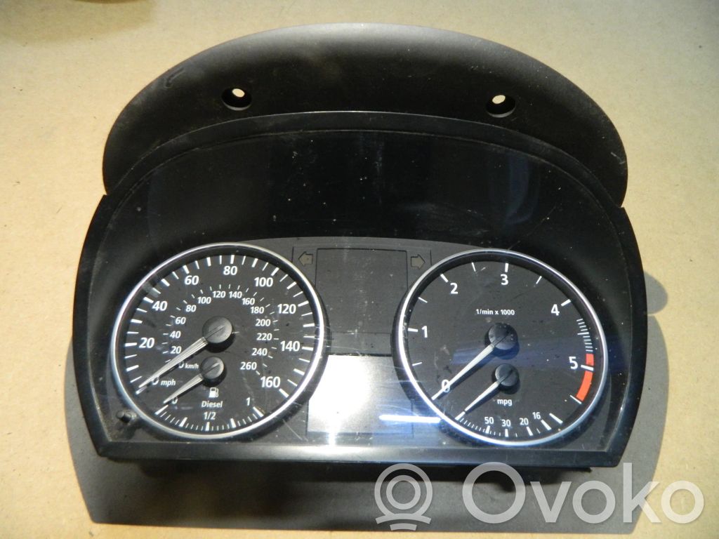BMW 3 E90 E91 Velocímetro (tablero de instrumentos) 