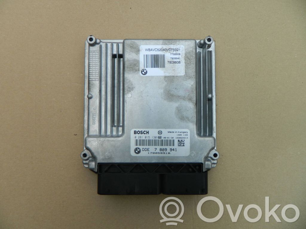 BMW 3 E90 E91 Kit centralina motore ECU e serratura 