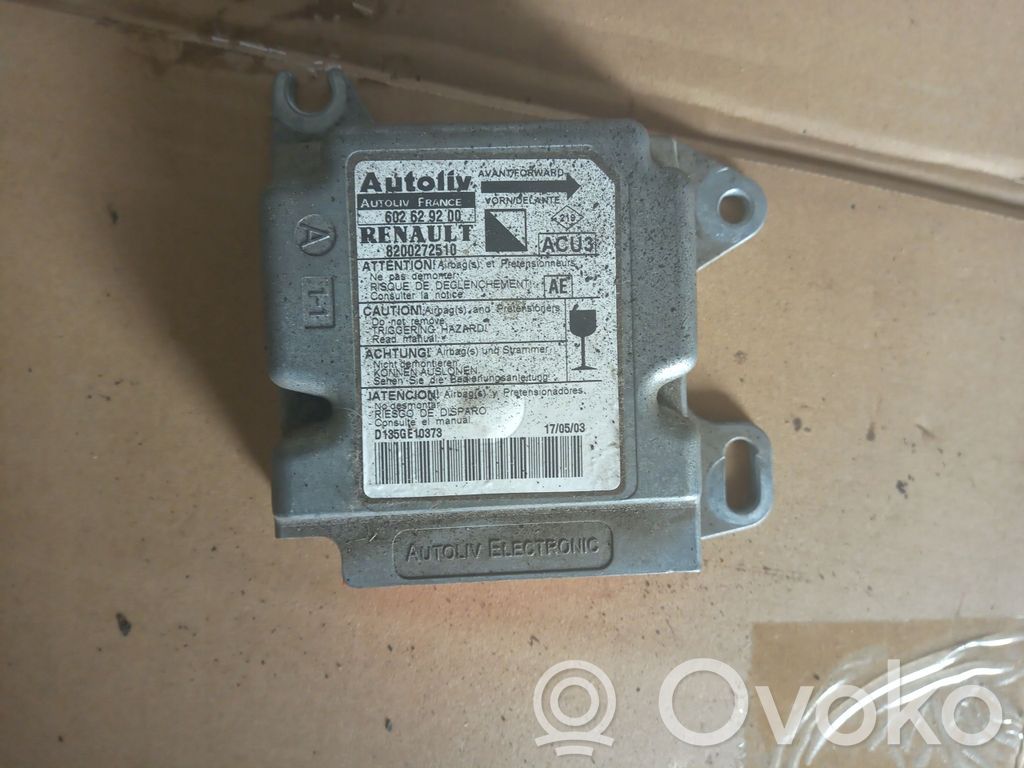 Renault Kangoo I Airbag control unit/module 