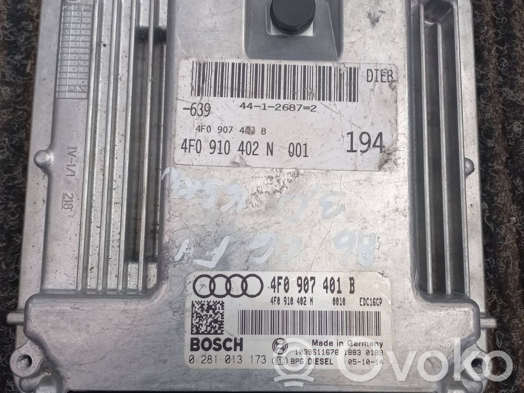 Audi A6 S6 C6 4F Engine control unit/module 