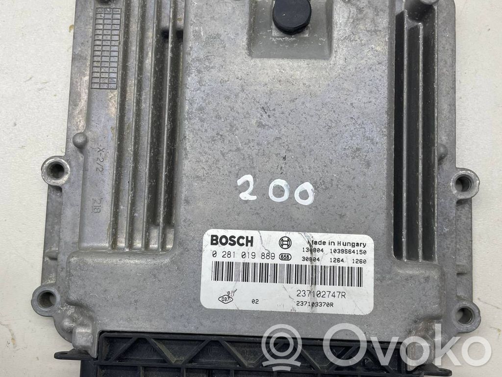 Renault Captur Variklio valdymo blokas 