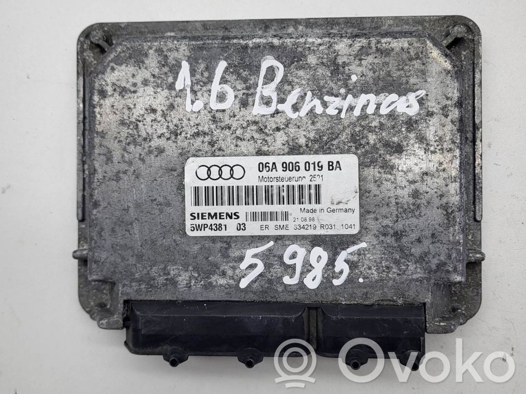 Engine control unit/module   06A906019BA,5WP4381