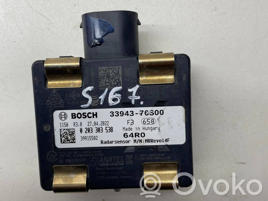 Sensor de radar Distronic   3394376S00,0203303538