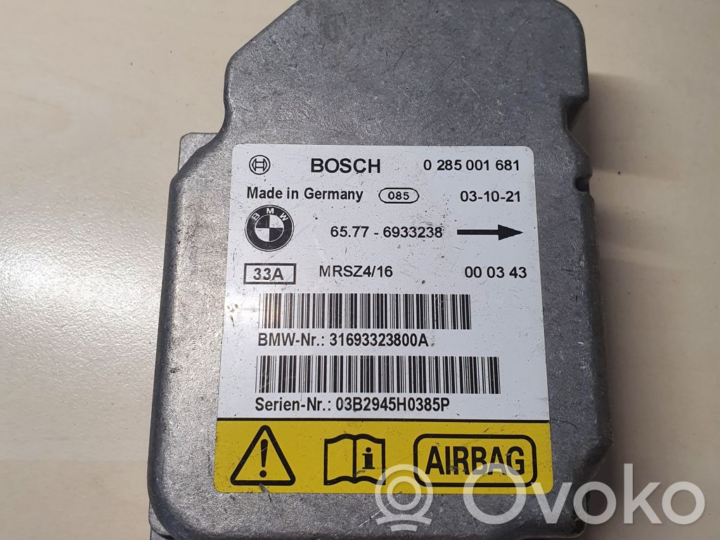 BMW 3 E46 Airbag control unit/module 