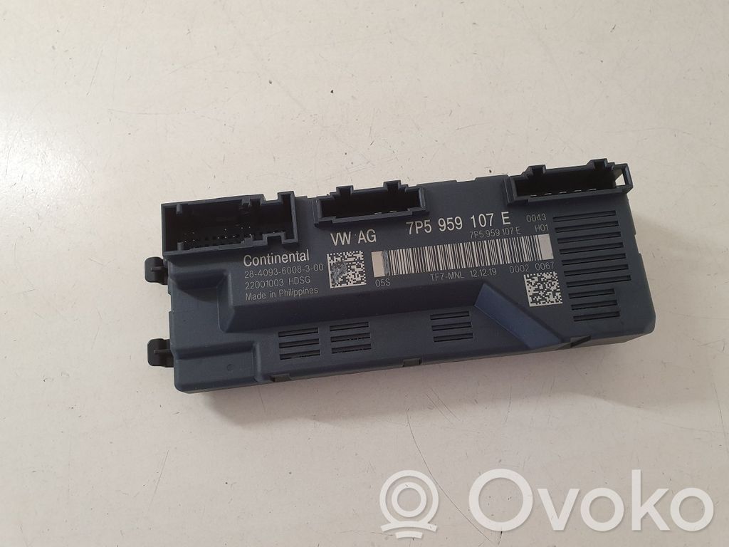 Porsche Macan (95B) Tailgate/trunk control unit/module 