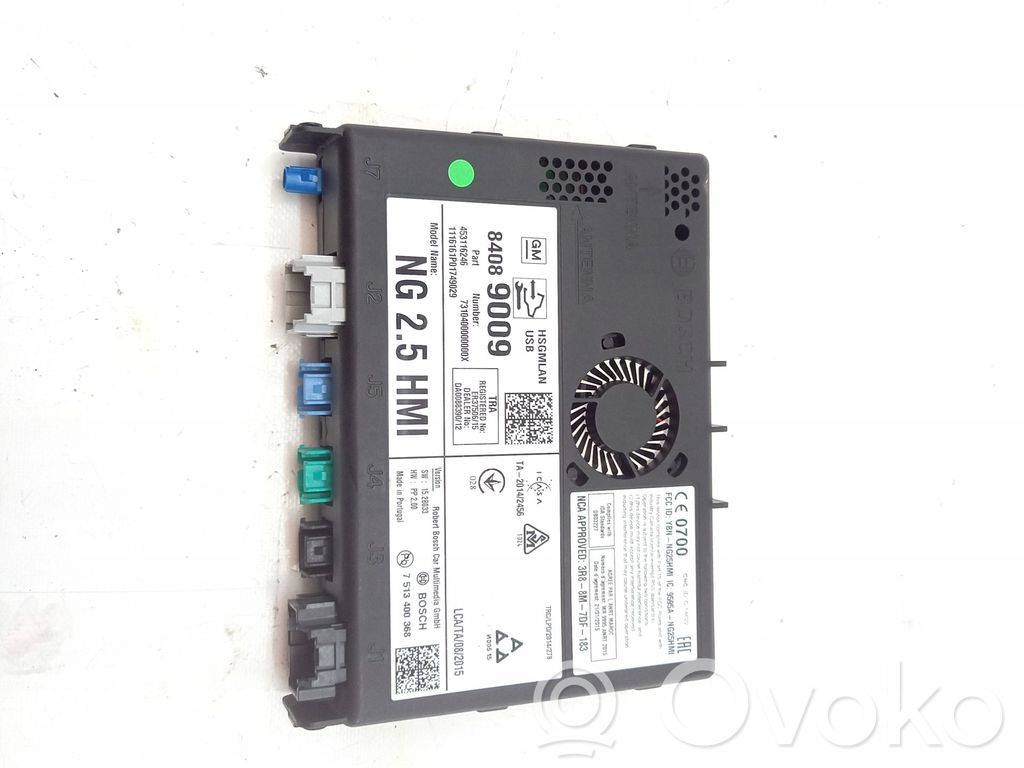 Opel Astra K GPS navigation control unit/module 