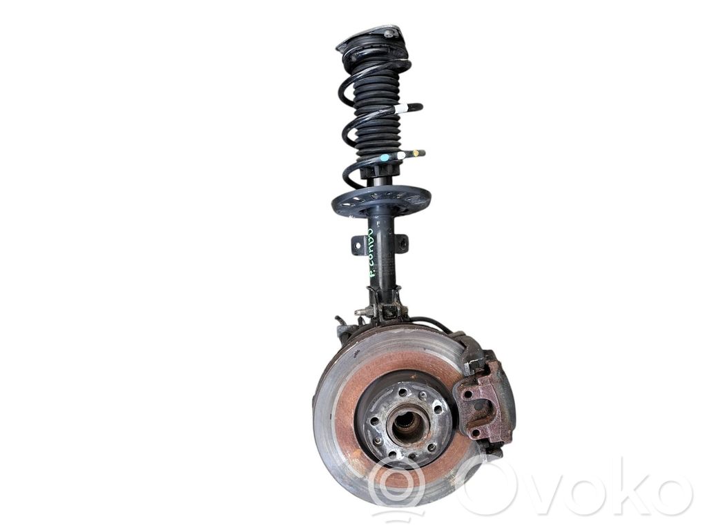 Front wheel hub spindle knuckle