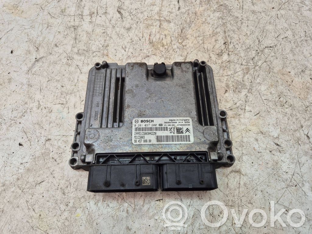 Engine control unit/module   9845780880,9826925080,0281037200,9826975080