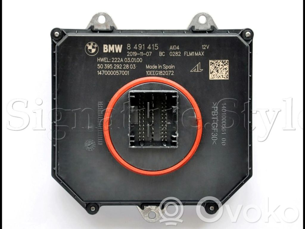BMW M5 F90 Module de ballast de phare Xenon 