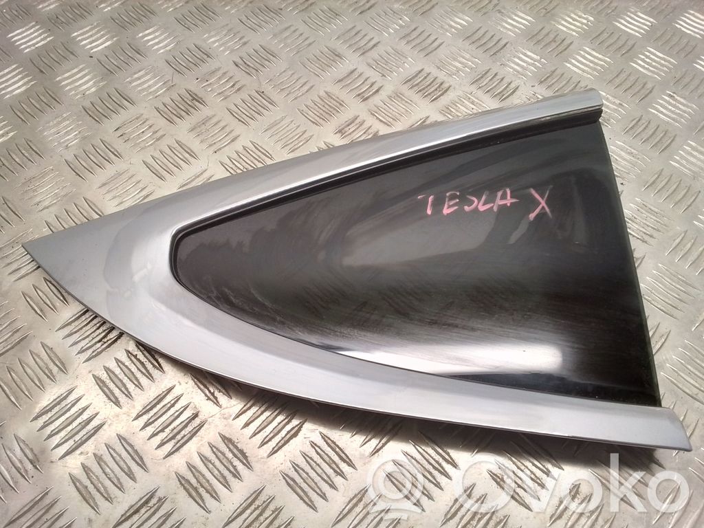 Tesla Model X Rear vent window glass 