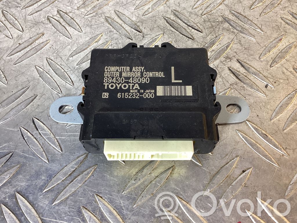 Lexus RX 450H Modulo di controllo degli specchietti retrovisori 