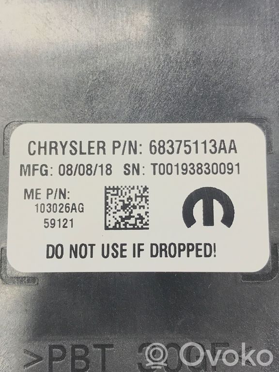 Chrysler Pacifica Video control module 