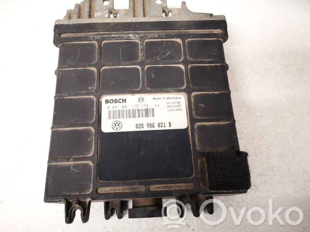 Engine control unit/module   028906021B,0281001172,0281001172,028906021B
