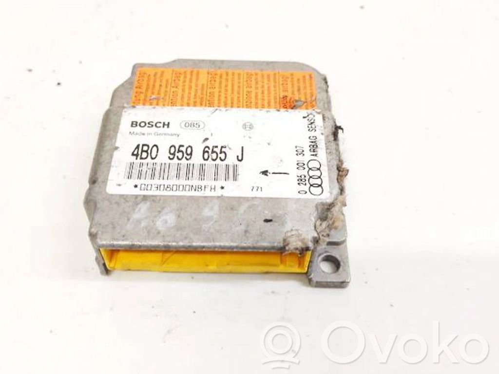 Centralina/modulo airbag   4B0959655J,0285001307,0285001307,4B0959655J