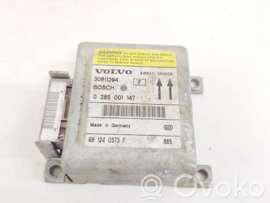 Volvo S40, V40 Centralina/modulo airbag