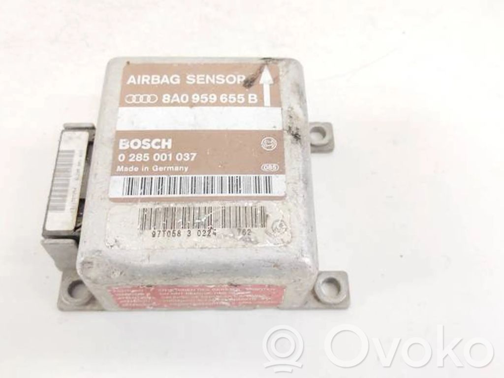Unidad de control/módulo del Airbag   8A0959655B,0285001037,0285001037,8A0959655B