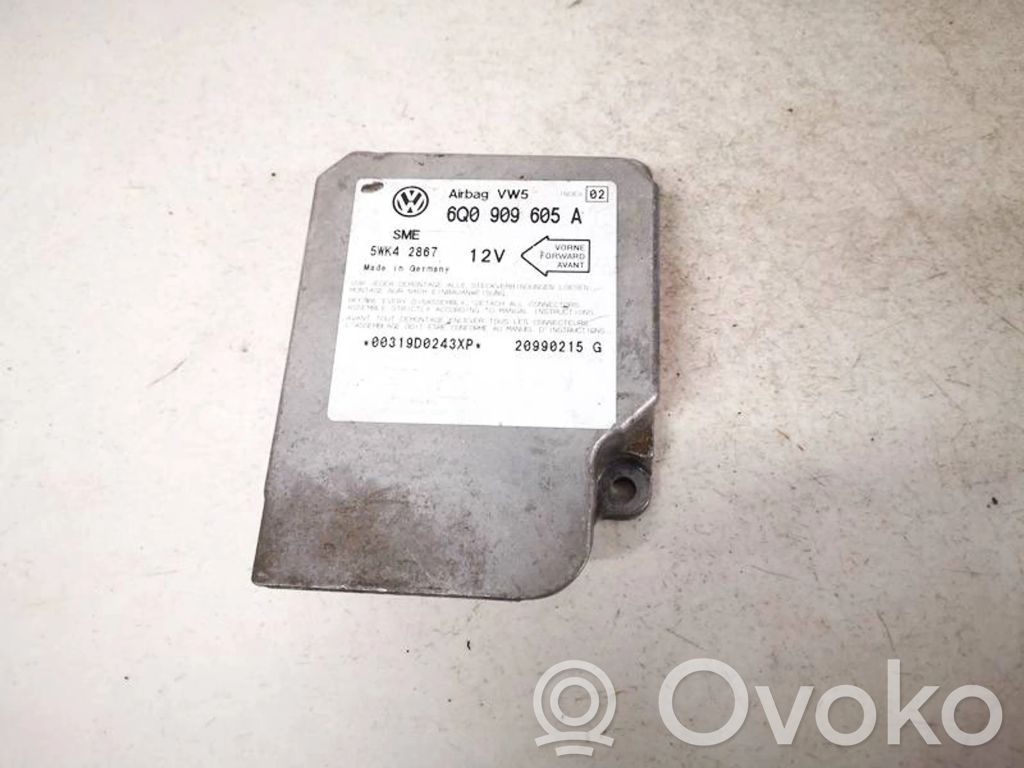 Centralina/modulo airbag   6Q0909605A,5WK42867,5WK42867,6Q0909605A