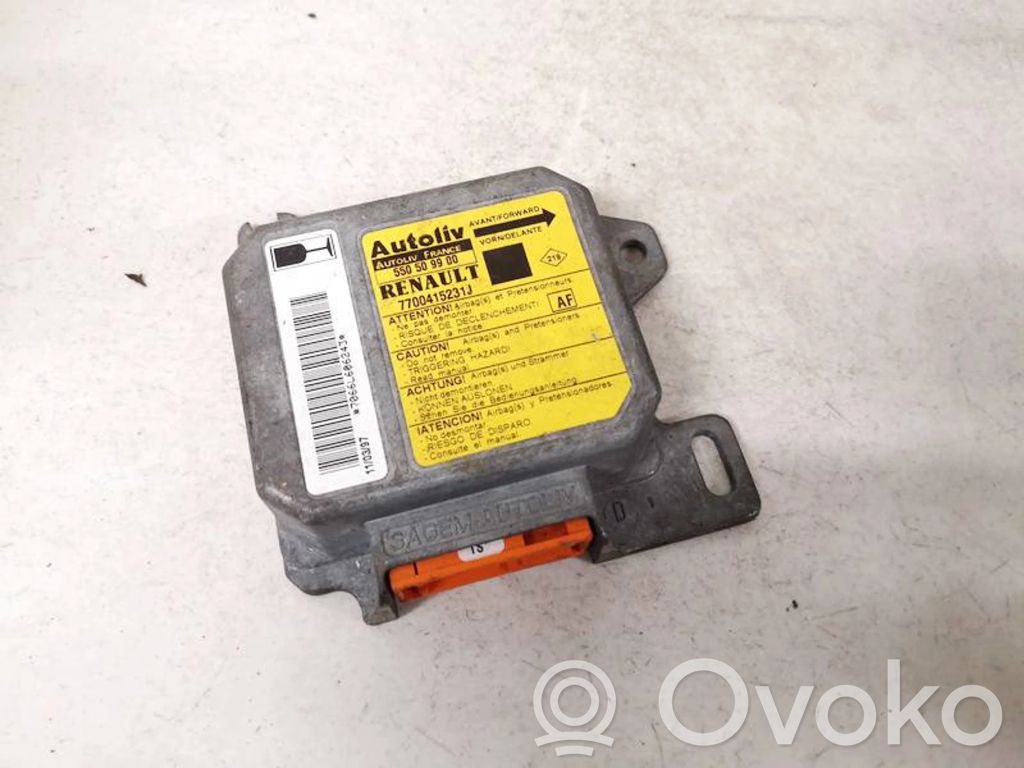 Centralina/modulo airbag   550509900,7700415231J,550509900,7700415231J