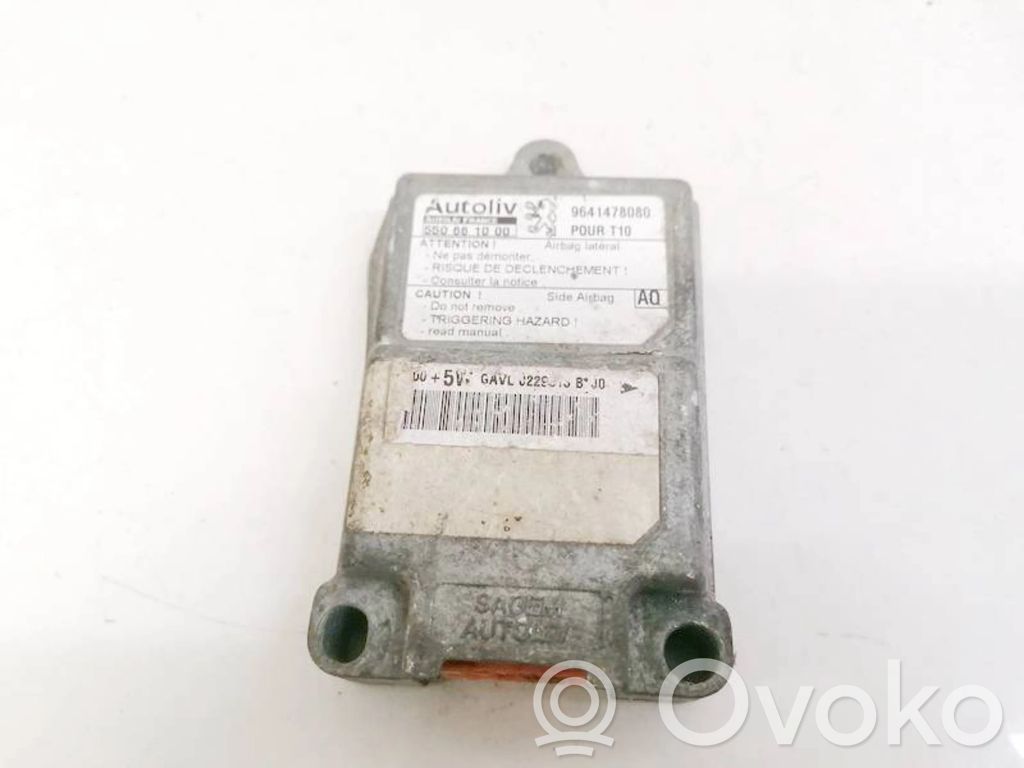 Peugeot 206 Centralina/modulo airbag 