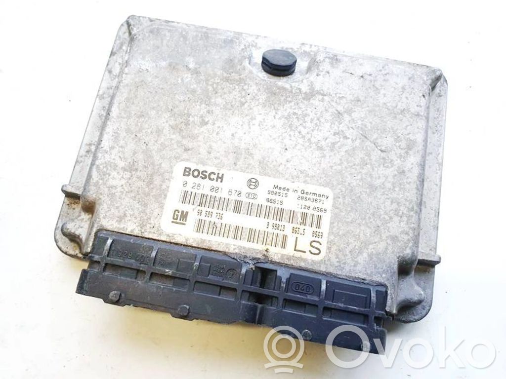 Engine control unit/module   0281001670,90589736,0281001670,90589736