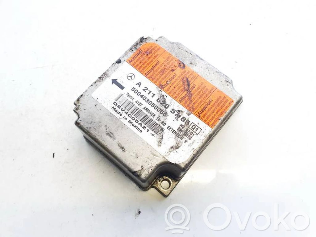 Mercedes-Benz E W211 Centralina/modulo airbag