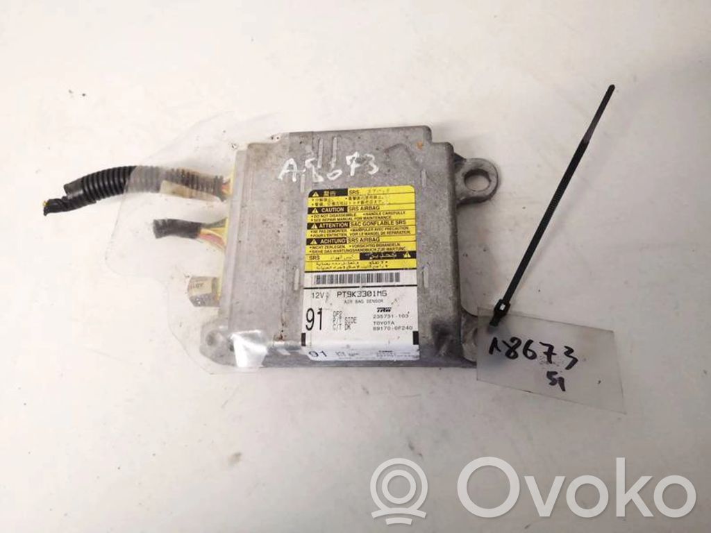 Toyota Corolla Verso AR10 Centralina/modulo airbag 
