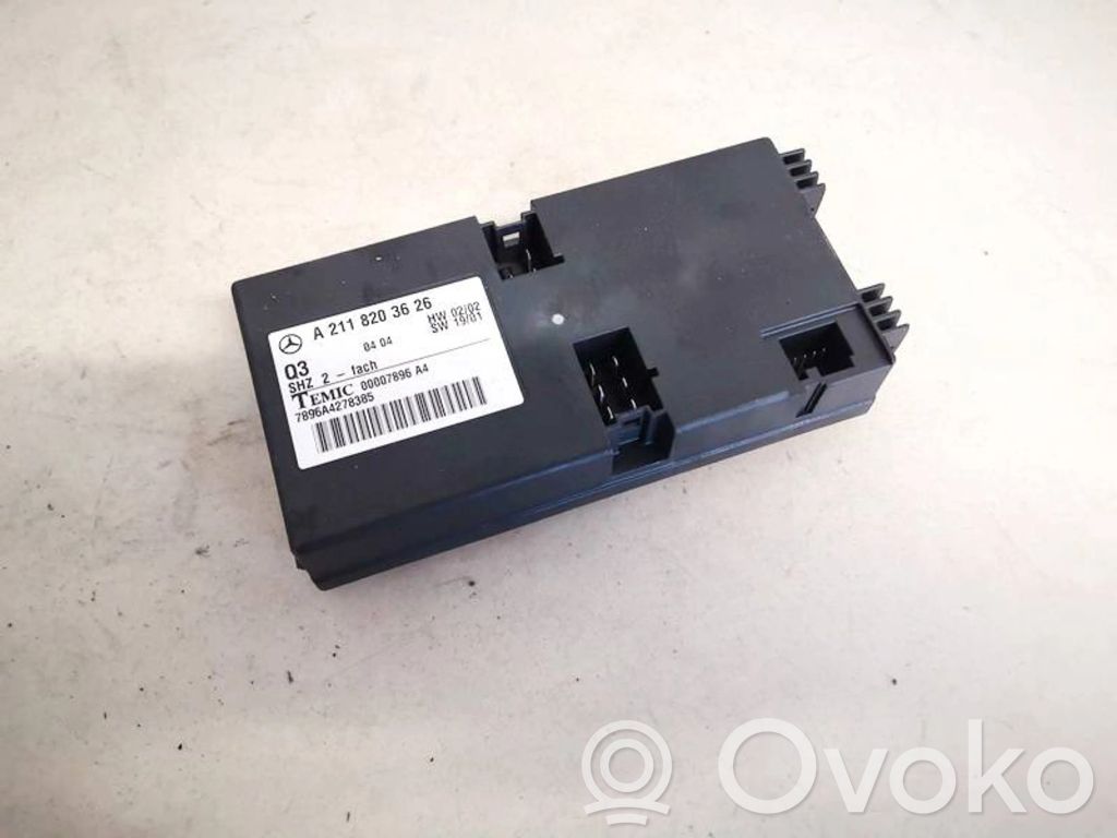 Mercedes-Benz E W211 Alte unități/module de control 