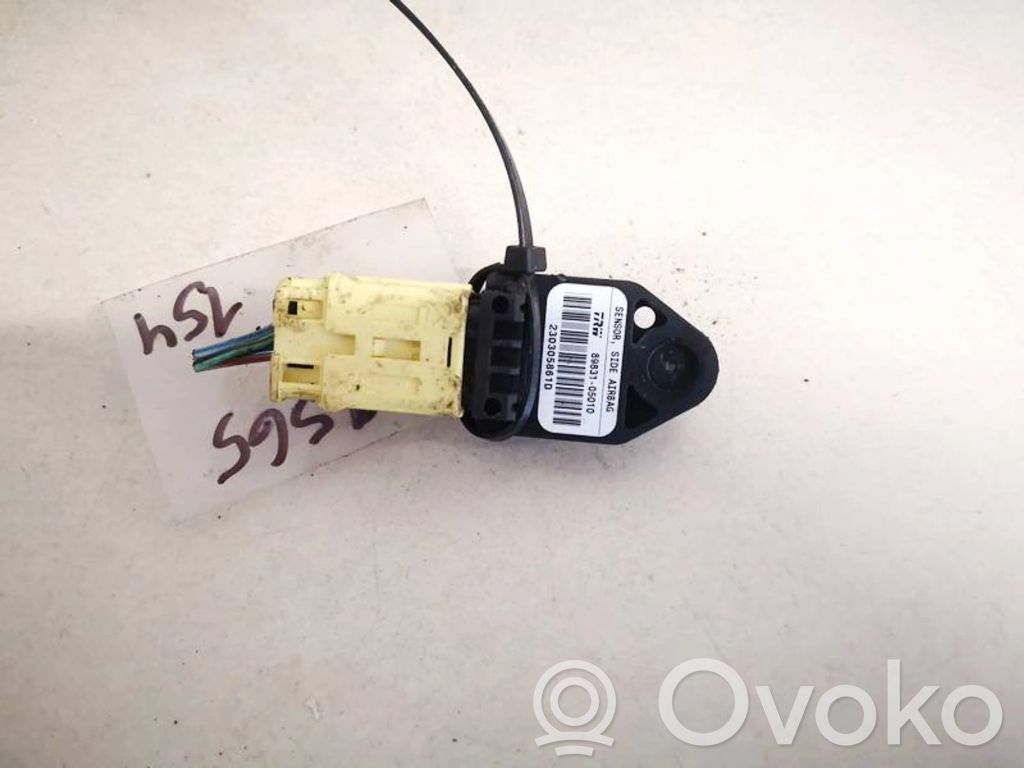 Toyota Avensis T250 Sensore d’urto/d'impatto apertura airbag