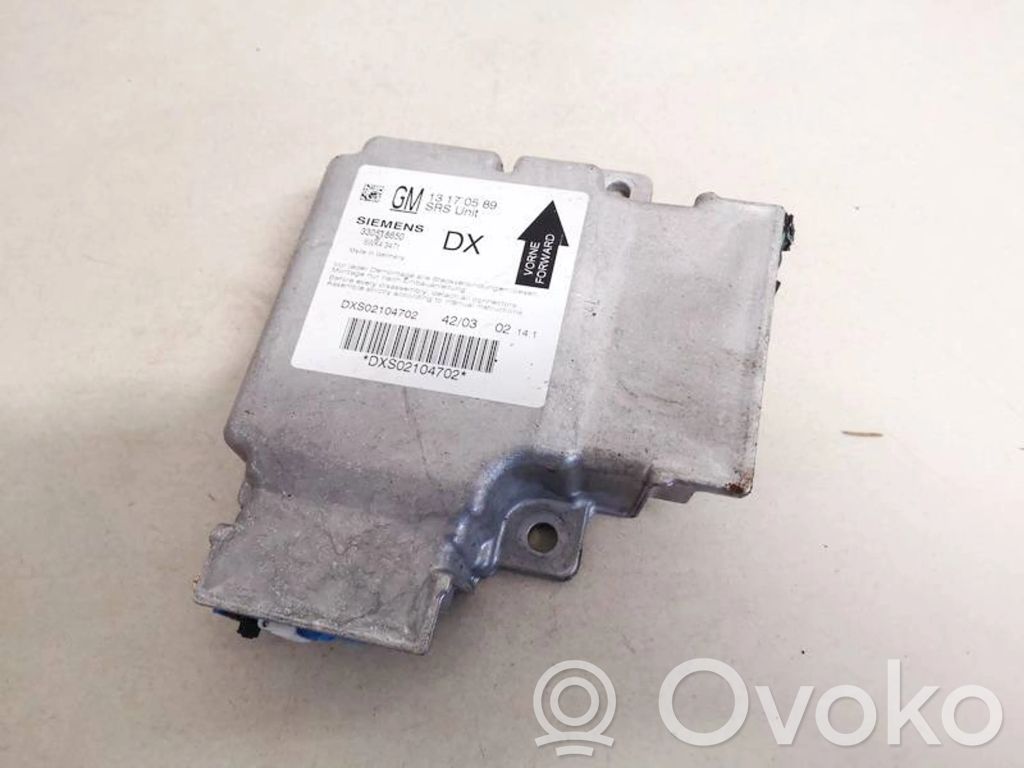 Unidad de control/módulo del Airbag   13170589,5WK3471,13170589,5WK3471