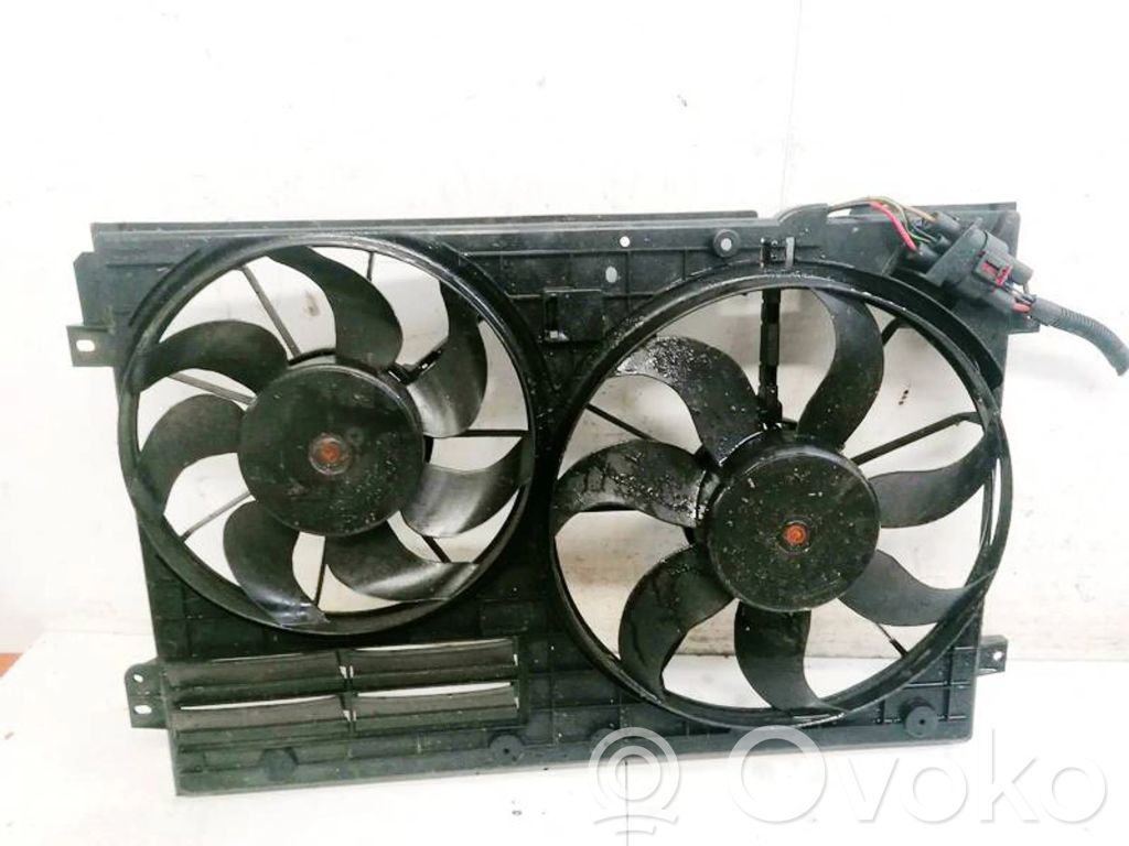 Skoda Octavia Mk2 (1Z) Convogliatore ventilatore raffreddamento del radiatore