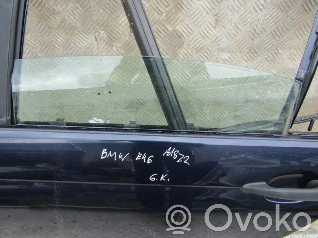 Rear door window glass