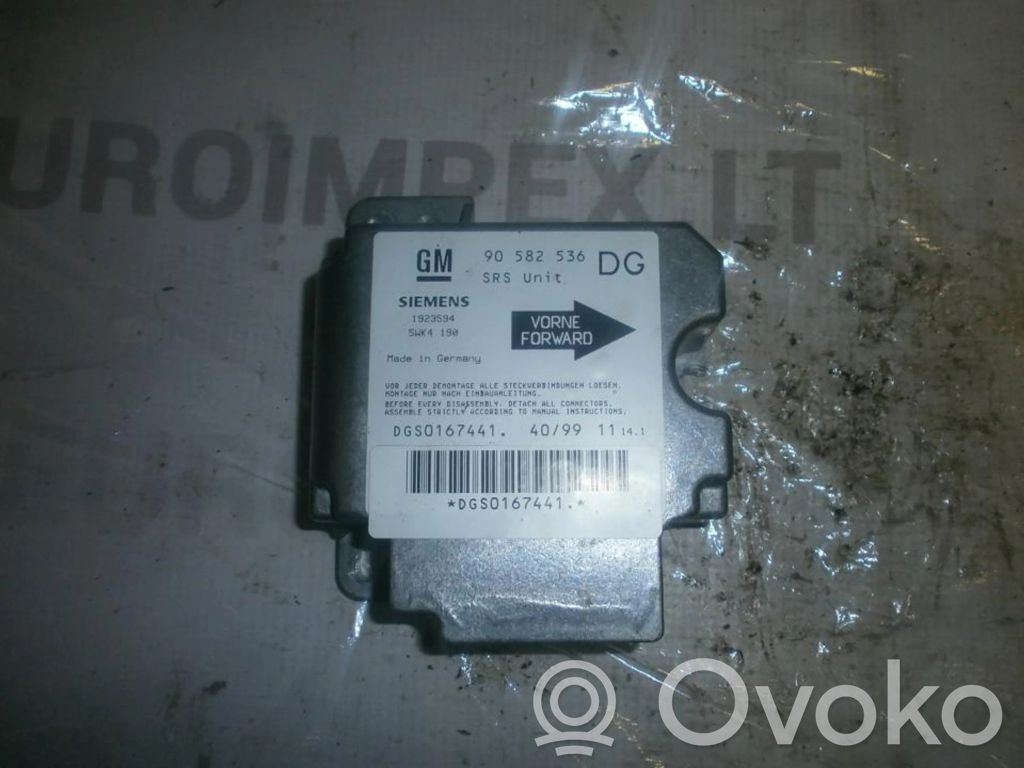 Opel Zafira A Unitate/modul de comandă airbaguri