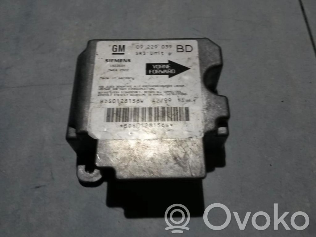 Centralina/modulo airbag   09229039BD,5WK42922,09229039BD,5WK42922