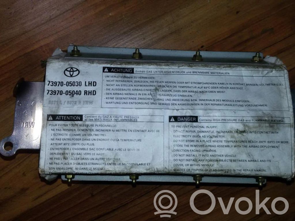 Toyota Avensis T220 Airbag del passeggero 