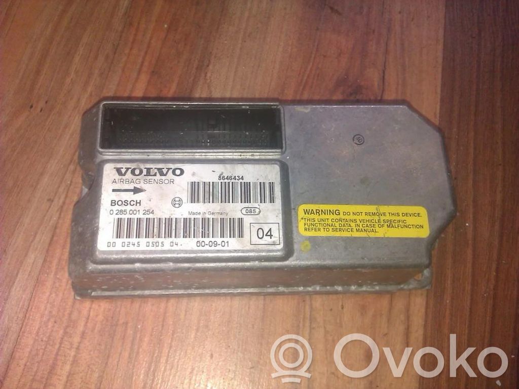 Module de contrôle airbag   0285001254,8646434,0285001254,8646434