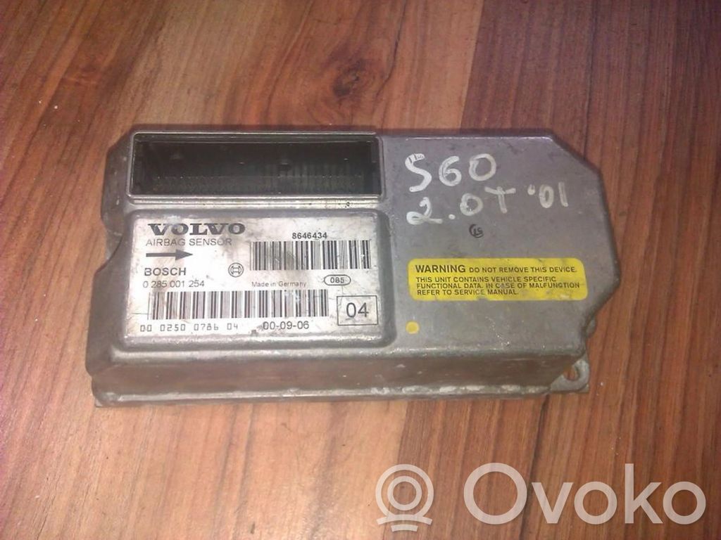 Module de contrôle airbag   0285001254,8646434,0285001254,8646434
