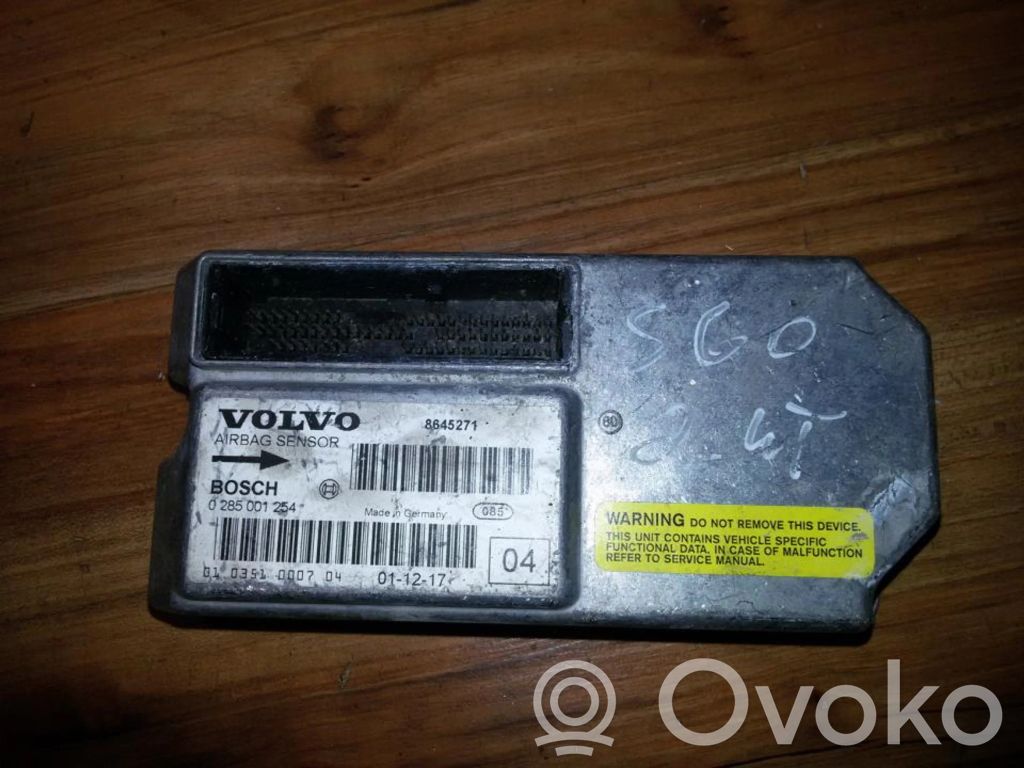 Centralina/modulo airbag   0285001254,8645271,0285001254,8645271