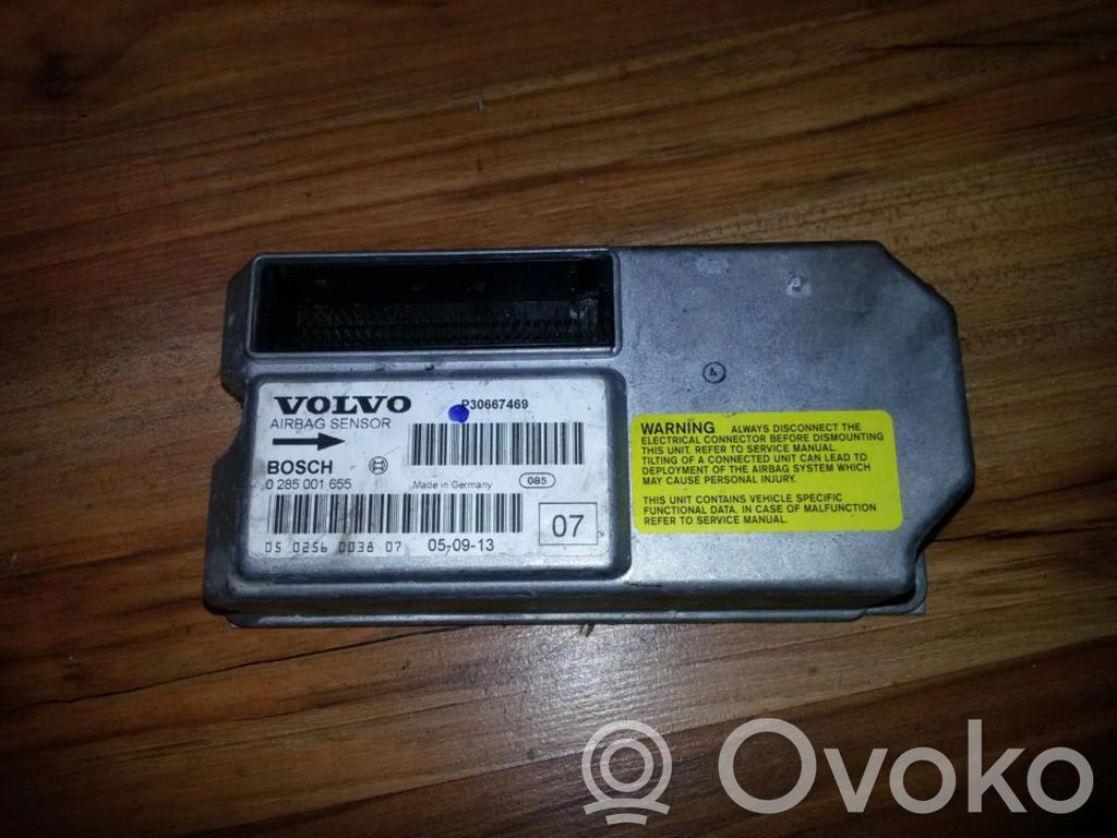 Airbag control unit/module   0285001655,P30667469,0285001655,P30667469
