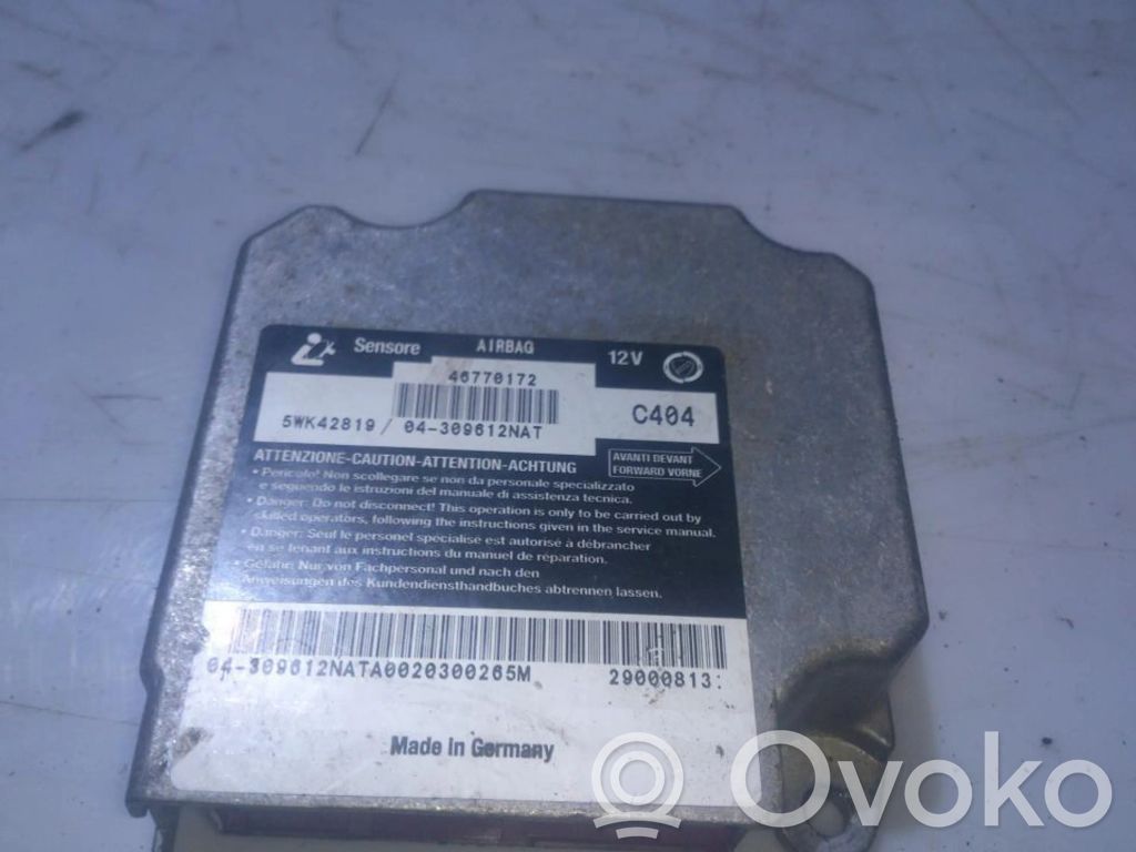 Fiat Marea Centralina/modulo airbag 