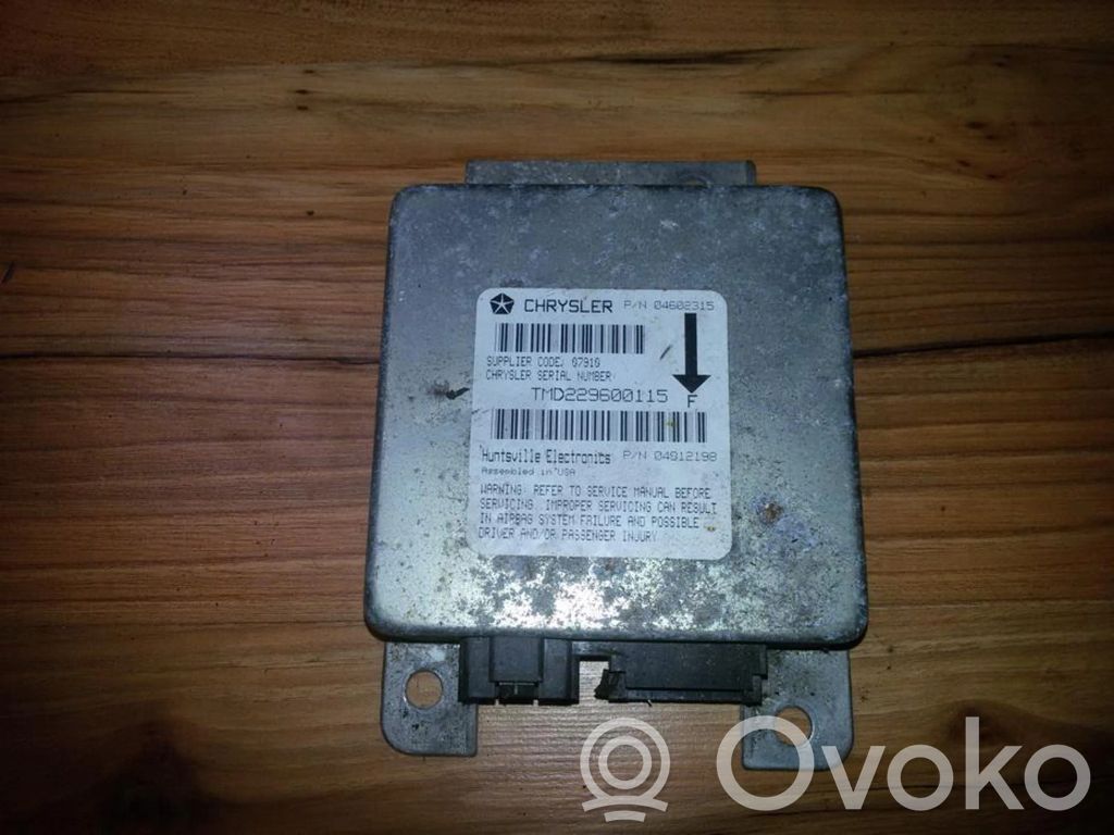 Airbag control unit/module   04602315,TMD229600115,04602315,TMD229600115
