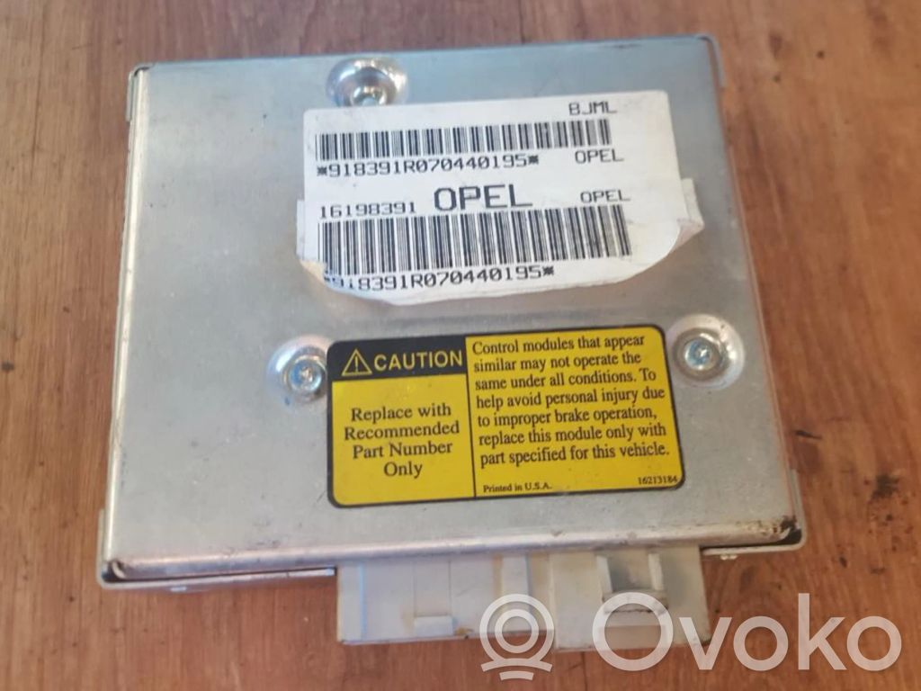 Engine control unit/module   16198391,BJML,16198391,BJML