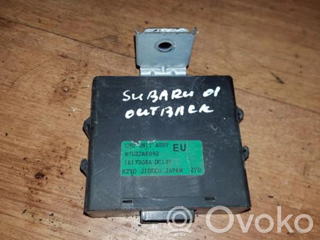 Other control units/modules   87022AE092,1817308A,1817308A,87022AE092
