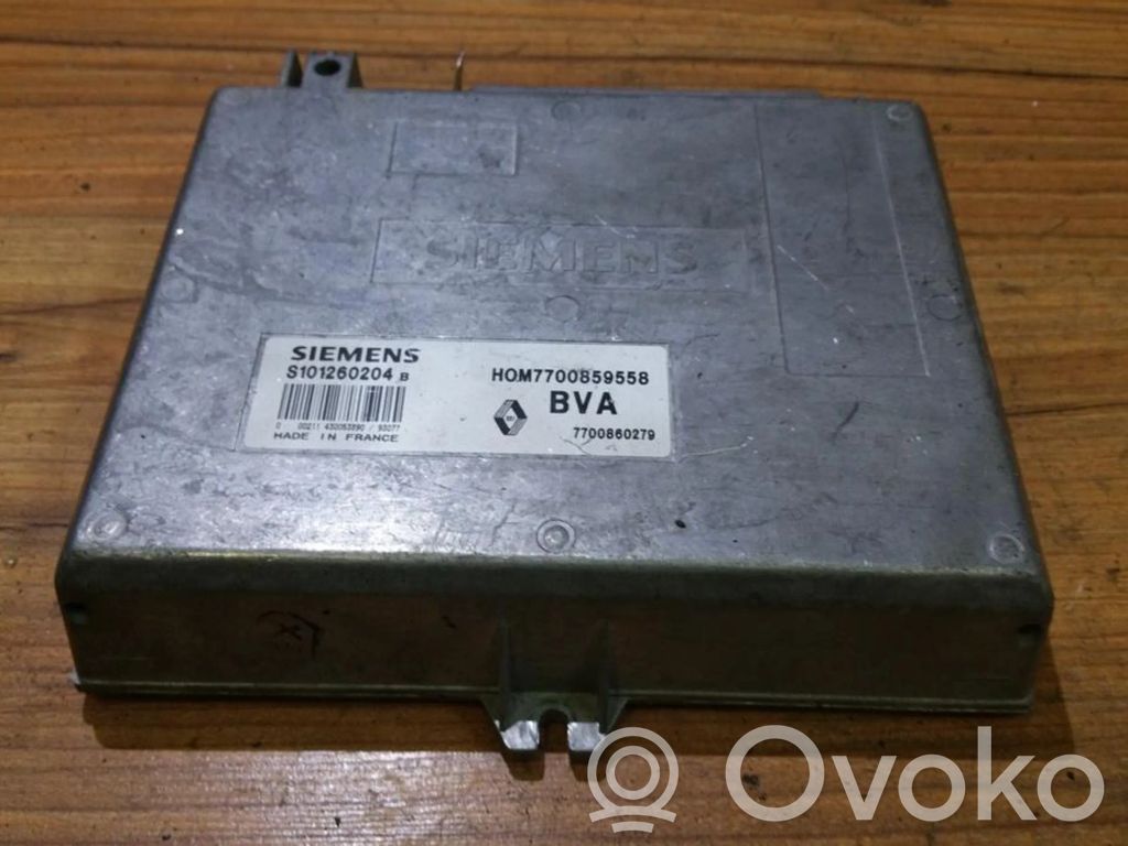 Sterownik / Moduł ECU   HOM7700859558,7700860279,7700860279,HOM7700859558,S101260204B