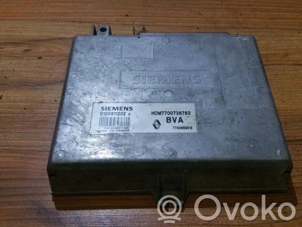 Engine control unit/module   HOM7700736763,7700859512,7700859512,HOM7700736763,S100811202E