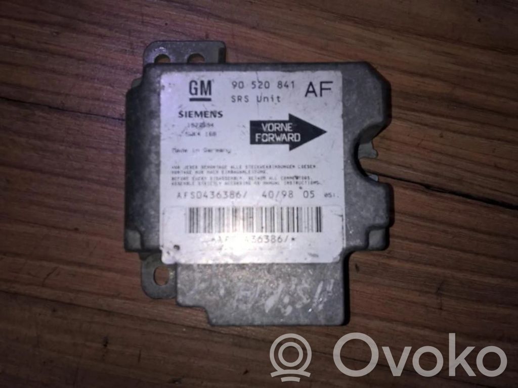 Centralina/modulo airbag   90520841AF,5WK4168,5WK4168,90520841AF