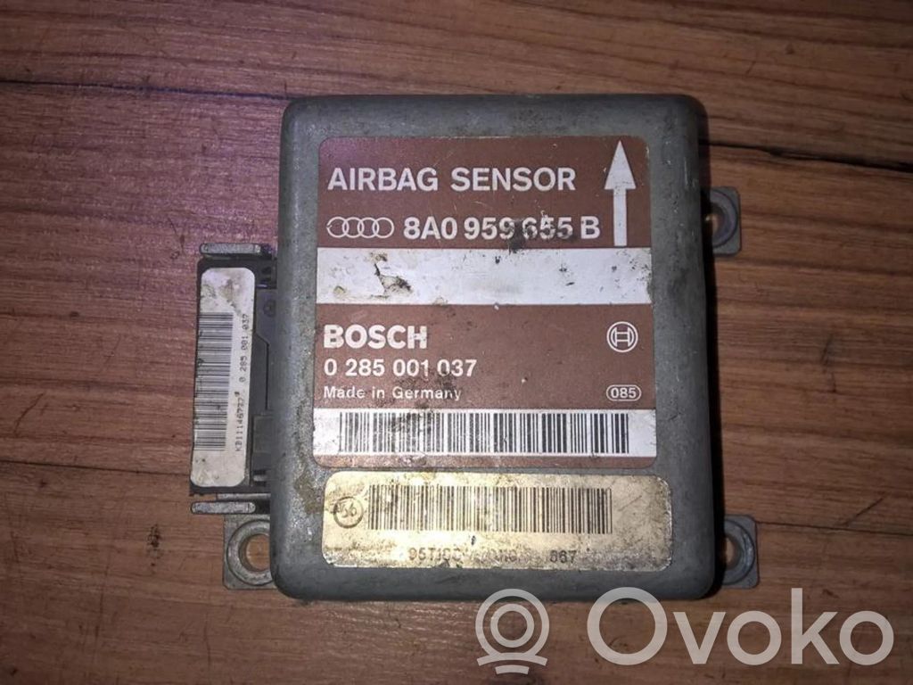 Unidad de control/módulo del Airbag   8A0959655B,0285001037,0285001037,8A0959655B