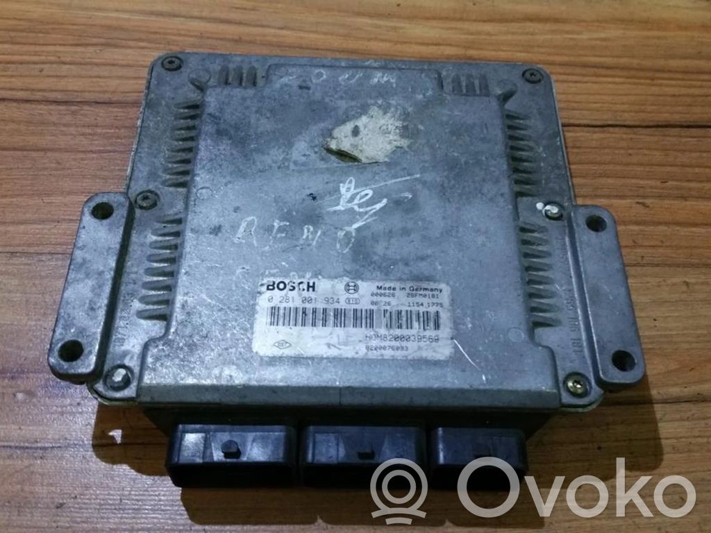 Engine control unit/module   0281001934,H0M8200039569,0281001934,8200076093,H0M8200039569