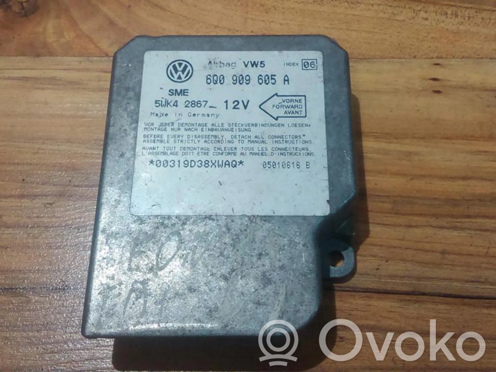 Sterownik / Moduł Airbag   6Q6909605A,5WK42867,5WK42867,6Q6909605A