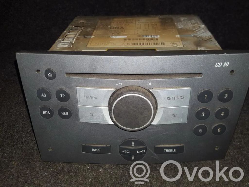 Opel Astra H Unità principale autoradio/CD/DVD/GPS 